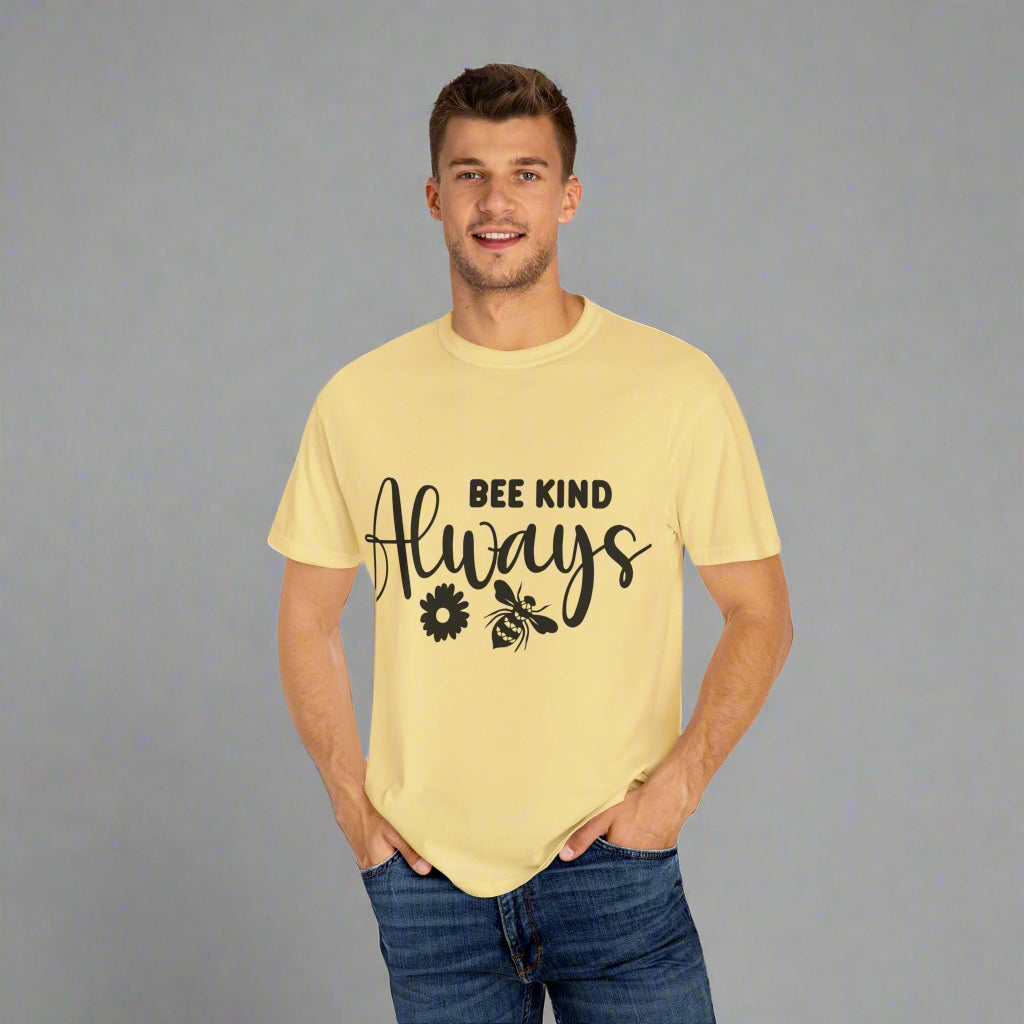 Bee Kind Unisex T-shirt, Positive Vibe Tee, Cute Gift for Her, Nature Lover's Apparel, Comfort Wear for Any Occasion