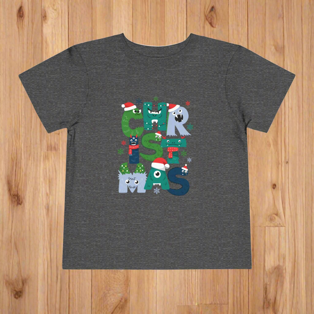 Cute Toddler Christmas Tee, Toddler Christmas Shirt, Holiday Outfit, Kids Christmas Apparel, Santa Tee, Winter Wear
