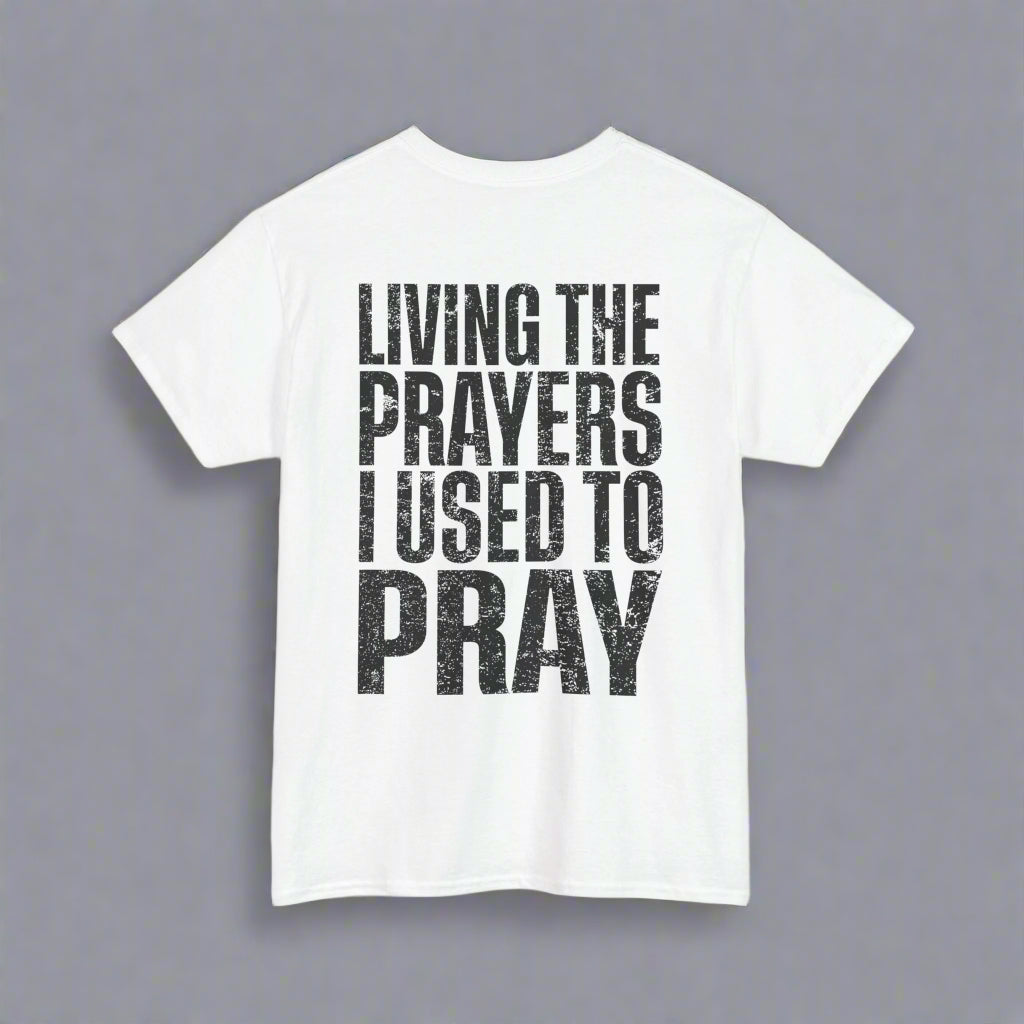Just Pray Unisex Heavy Cotton Tee - Inspirational Faith Shirt, Christian T-shirt, Meaningful Gift, Prayer Tee, Casual Apparel