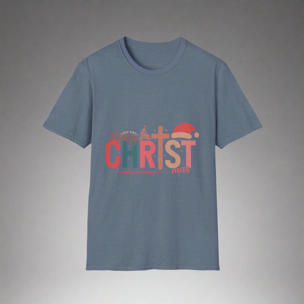 Festive Christmas T-Shirt, Merry Christmas Tee, Holiday Apparel, Unisex Graphic Tee, Xmas Gift Idea, Casual Wear