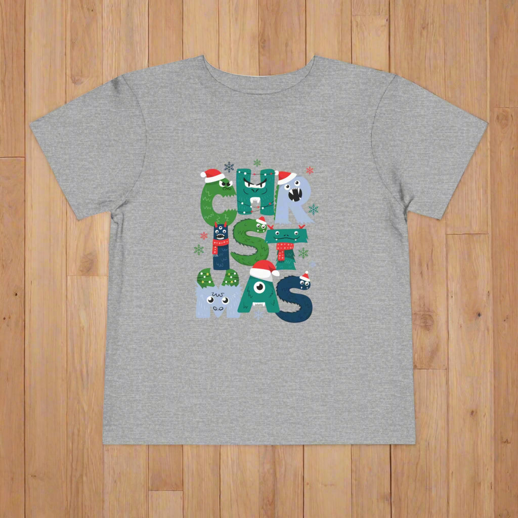 Cute Toddler Christmas Tee, Toddler Christmas Shirt, Holiday Outfit, Kids Christmas Apparel, Santa Tee, Winter Wear