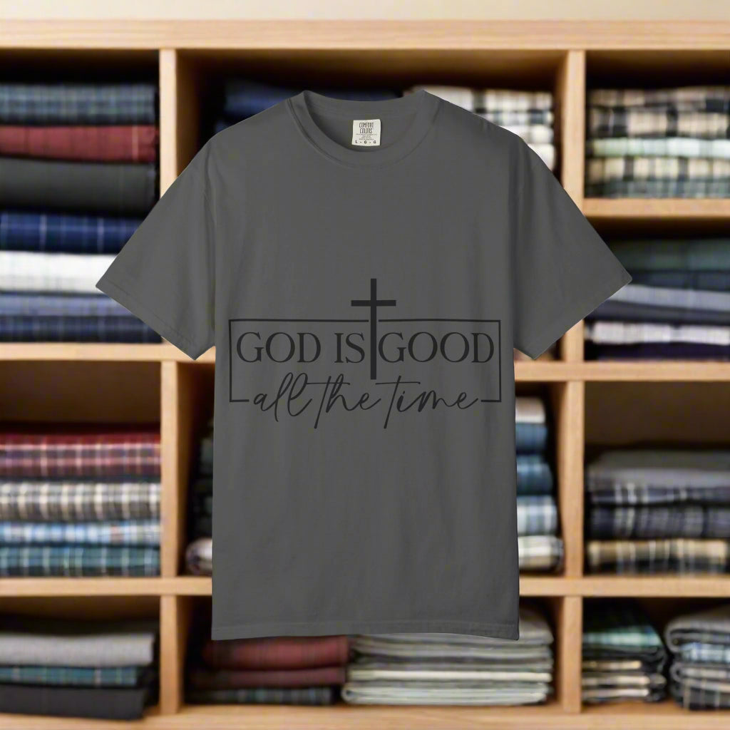 Inspirational Graphic Tee - 'God is Good' Unisex T-shirt for Faith, Casual Wear, Gifts, Church Events, Everyday Comfort