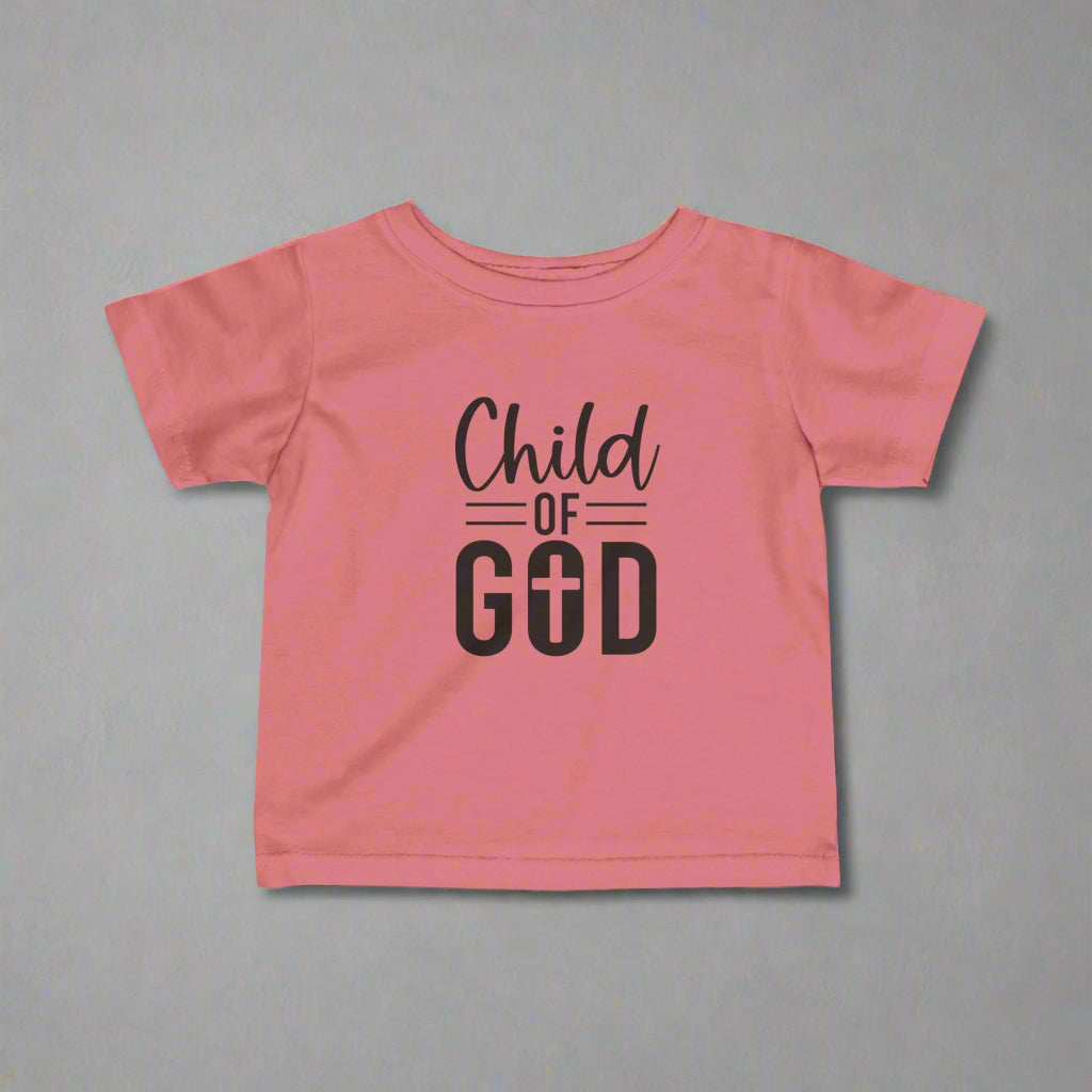 Child of God Infant Tee, Cute Christian Baby Shirt, Stylish Toddler Gift, Nursery Outfit, Baptism Celebration Wear