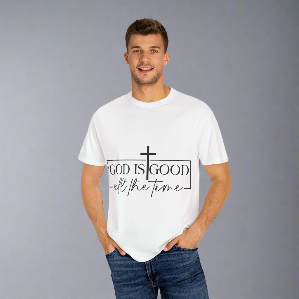 Inspirational Graphic Tee - 'God is Good' Unisex T-shirt for Faith, Casual Wear, Gifts, Church Events, Everyday Comfort