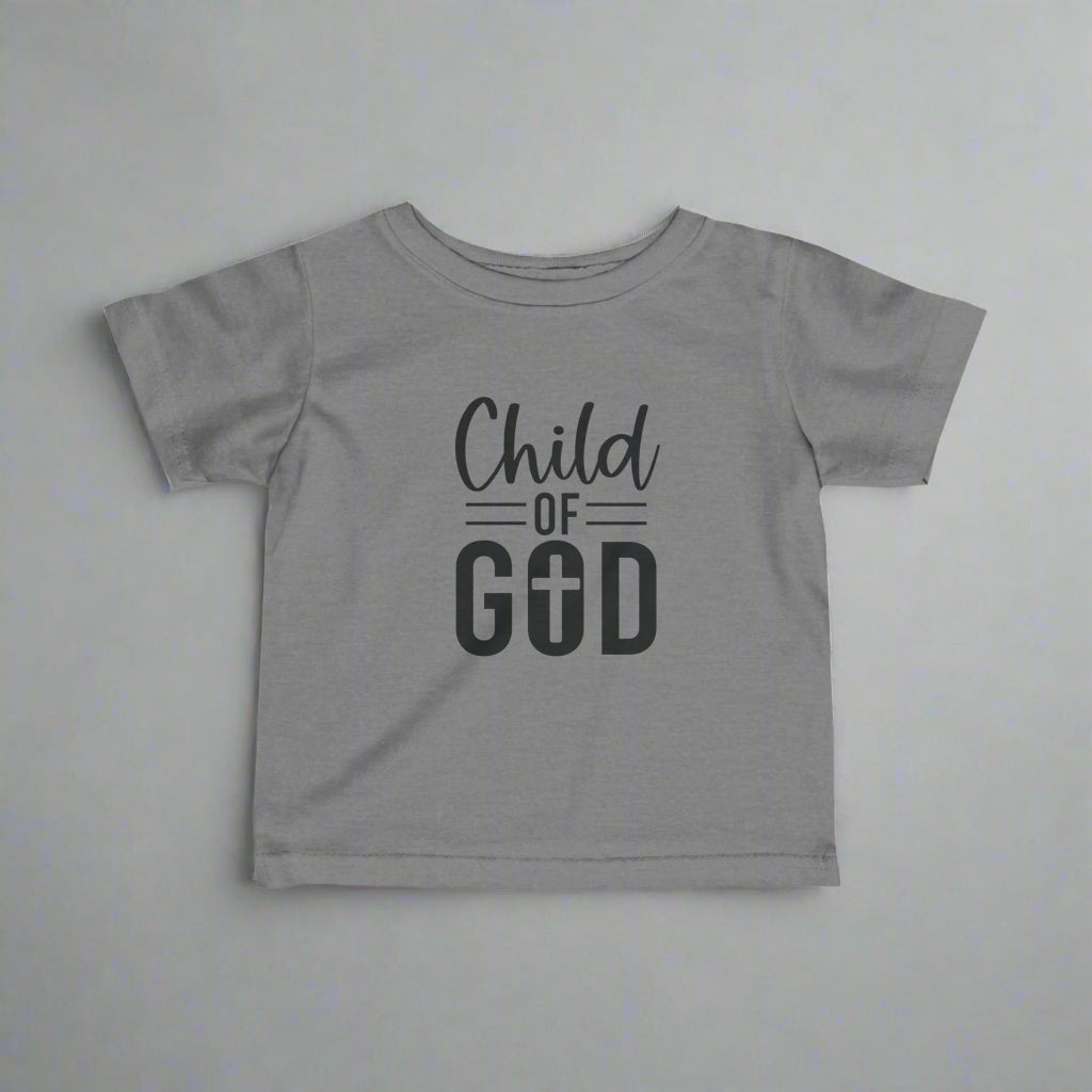 Child of God Infant Tee, Cute Christian Baby Shirt, Stylish Toddler Gift, Nursery Outfit, Baptism Celebration Wear