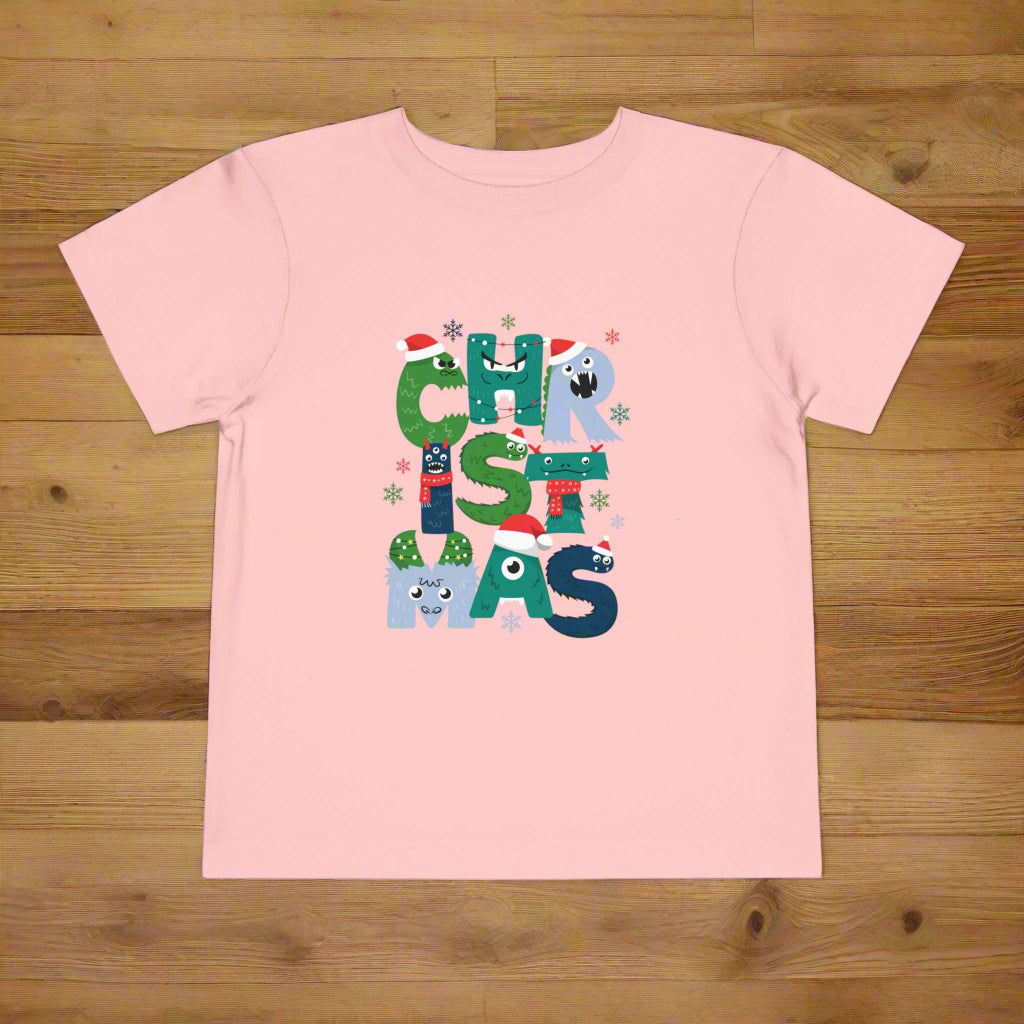 Cute Toddler Christmas Tee, Toddler Christmas Shirt, Holiday Outfit, Kids Christmas Apparel, Santa Tee, Winter Wear