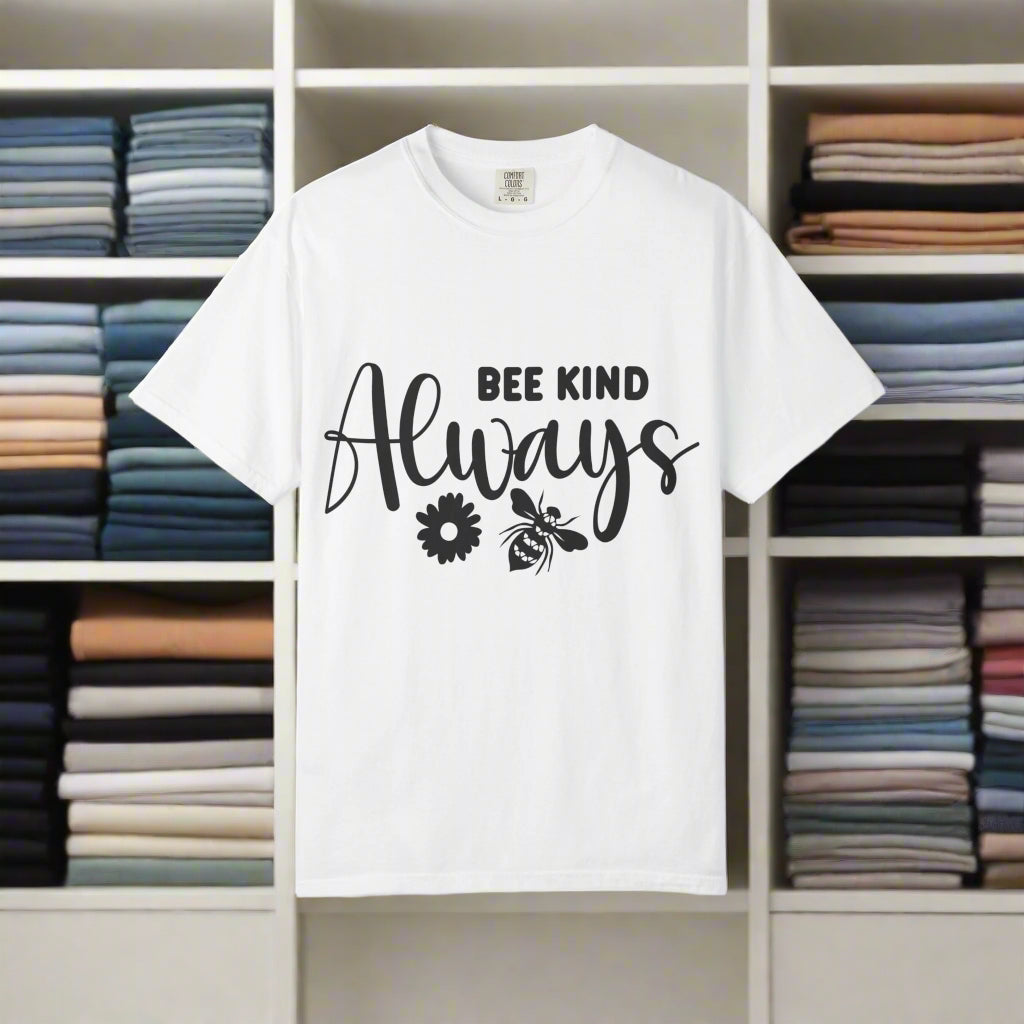 Bee Kind Unisex T-shirt, Positive Vibe Tee, Cute Gift for Her, Nature Lover's Apparel, Comfort Wear for Any Occasion