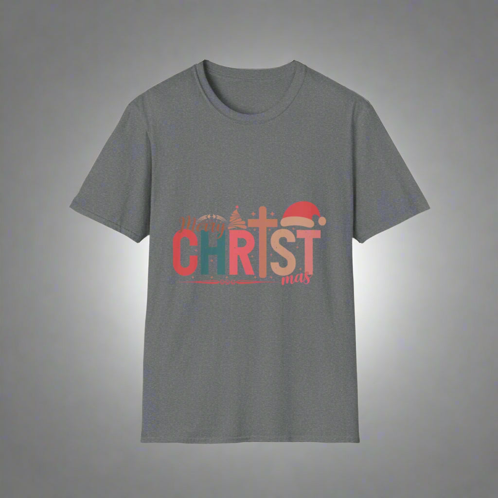 Festive Christmas T-Shirt, Merry Christmas Tee, Holiday Apparel, Unisex Graphic Tee, Xmas Gift Idea, Casual Wear