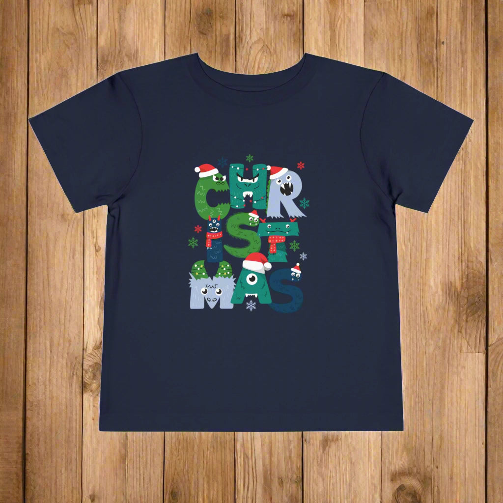 Cute Toddler Christmas Tee, Toddler Christmas Shirt, Holiday Outfit, Kids Christmas Apparel, Santa Tee, Winter Wear