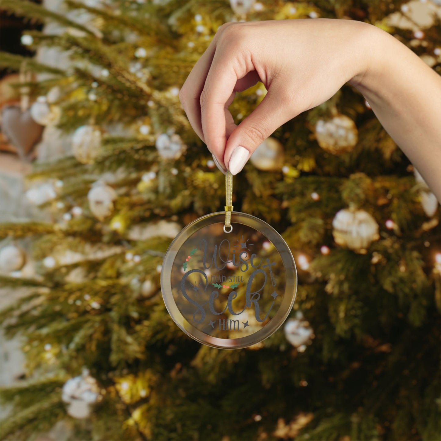 Inspirational Glass Ornaments for the Holidays, Christmas Decor, Religious Gift, Home Decoration, Unique Gift Idea