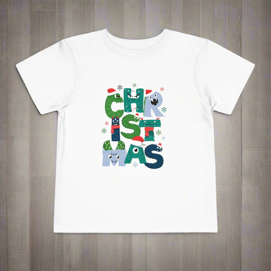 Cute Toddler Christmas Tee, Toddler Christmas Shirt, Holiday Outfit, Kids Christmas Apparel, Santa Tee, Winter Wear