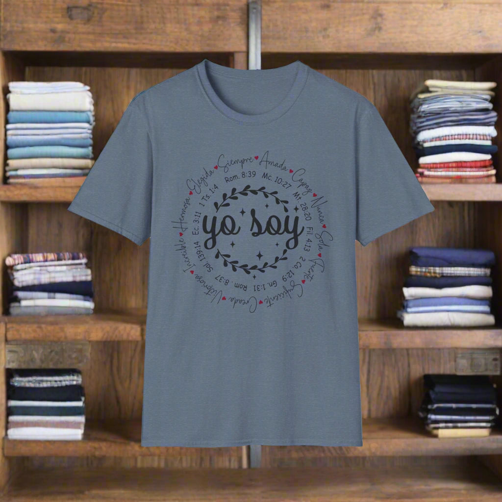 Camiseta con cita inspiradora, camiseta unisex de estilo suave, camisa motivacional, regalo para amigos, ropa casual, moda de amor propio, regalo de cumpleaños