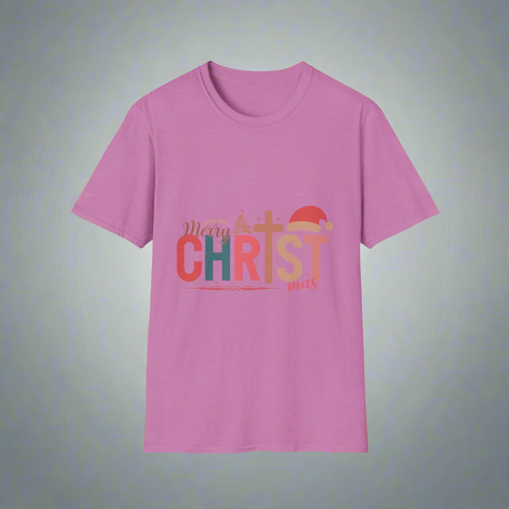 Festive Christmas T-Shirt, Merry Christmas Tee, Holiday Apparel, Unisex Graphic Tee, Xmas Gift Idea, Casual Wear