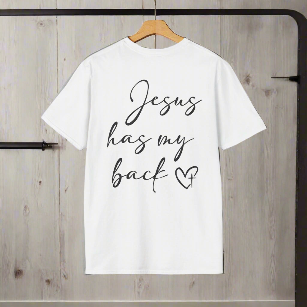 Faith-Inspired Unisex T-Shirt, Heart Cross Tee, Christian Apparel, Inspirational Gift, Casual Faith Wear