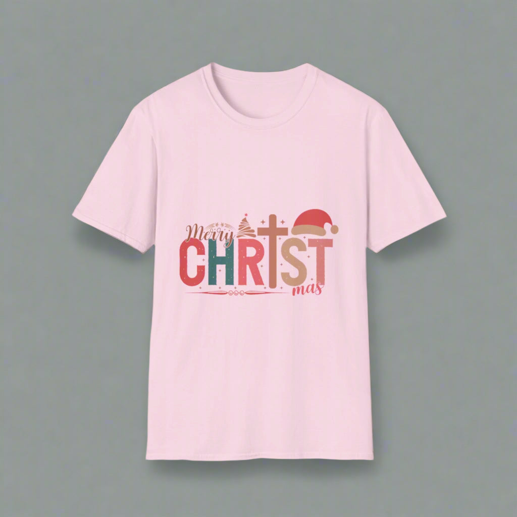 Festive Christmas T-Shirt, Merry Christmas Tee, Holiday Apparel, Unisex Graphic Tee, Xmas Gift Idea, Casual Wear