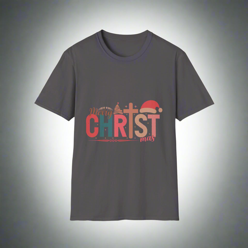 Festive Christmas T-Shirt, Merry Christmas Tee, Holiday Apparel, Unisex Graphic Tee, Xmas Gift Idea, Casual Wear