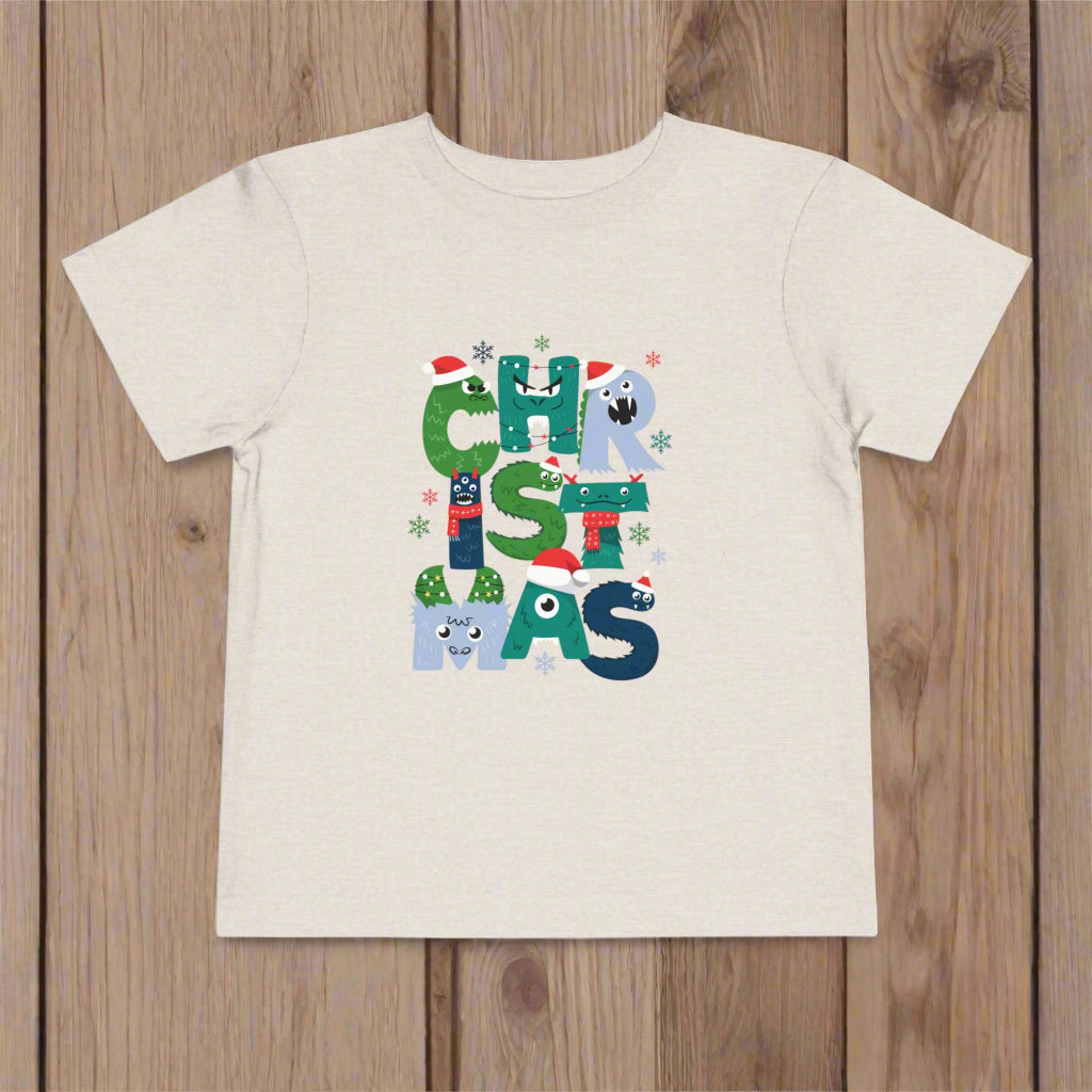 Cute Toddler Christmas Tee, Toddler Christmas Shirt, Holiday Outfit, Kids Christmas Apparel, Santa Tee, Winter Wear