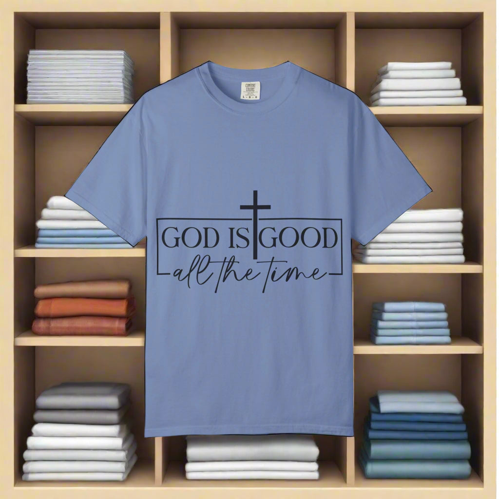 Inspirational Graphic Tee - 'God is Good' Unisex T-shirt for Faith, Casual Wear, Gifts, Church Events, Everyday Comfort