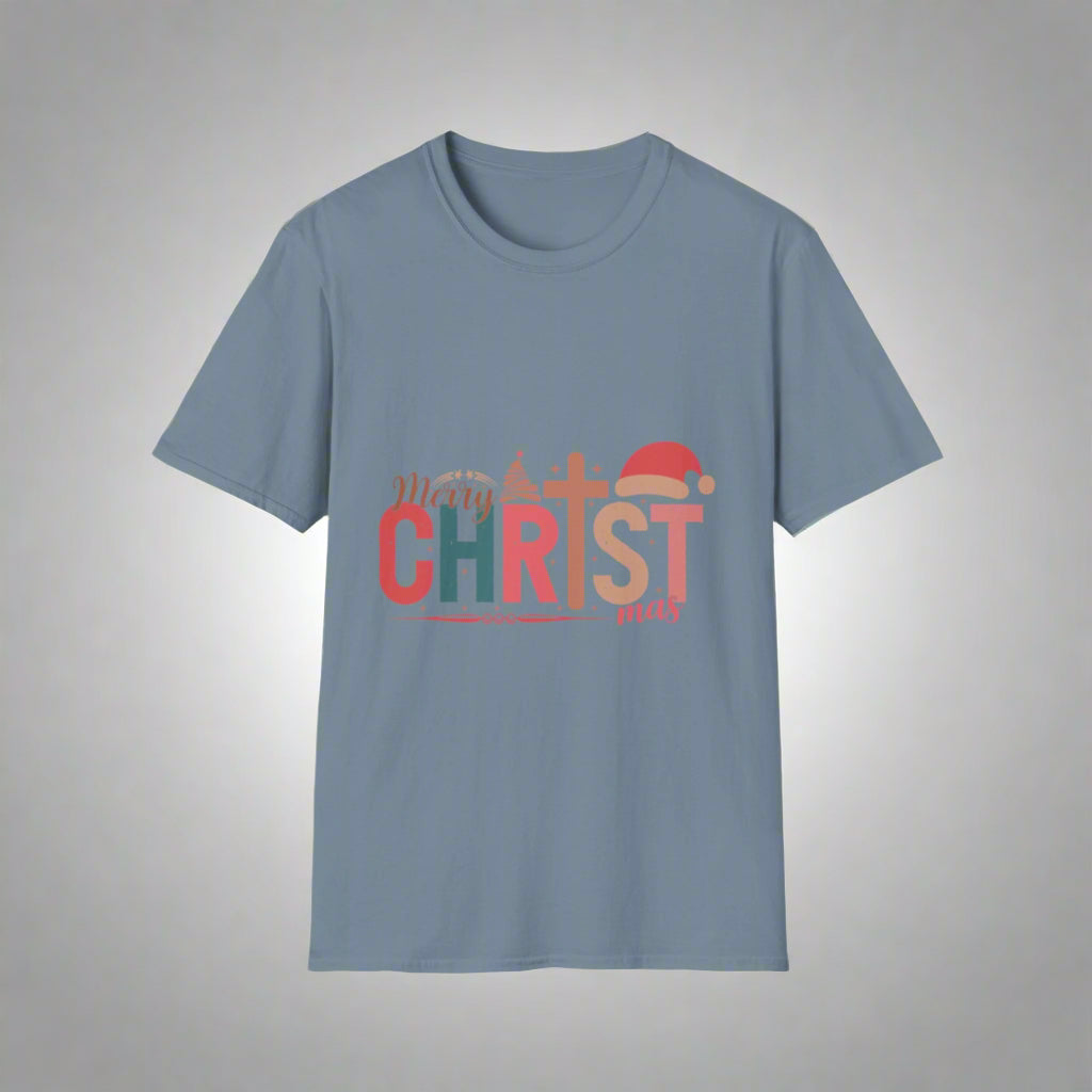 Festive Christmas T-Shirt, Merry Christmas Tee, Holiday Apparel, Unisex Graphic Tee, Xmas Gift Idea, Casual Wear