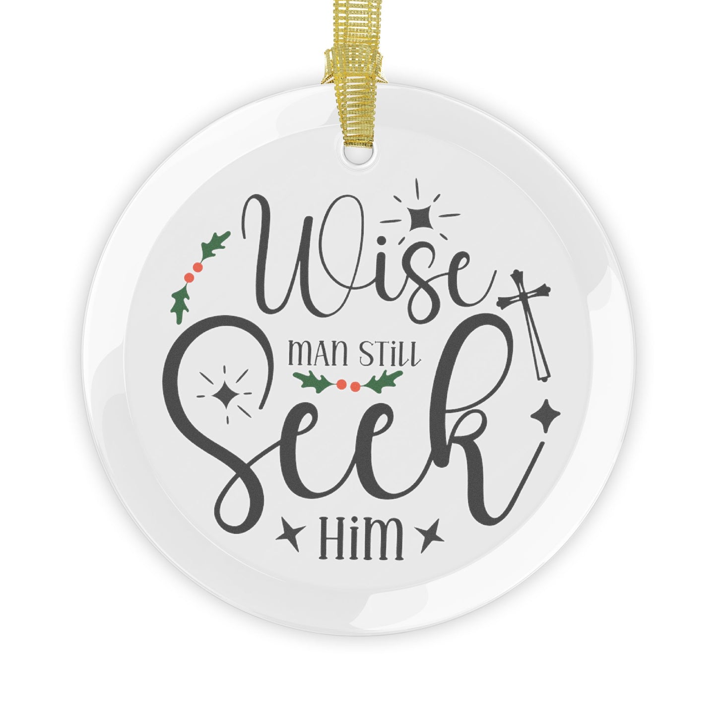 Inspirational Glass Ornaments for the Holidays, Christmas Decor, Religious Gift, Home Decoration, Unique Gift Idea