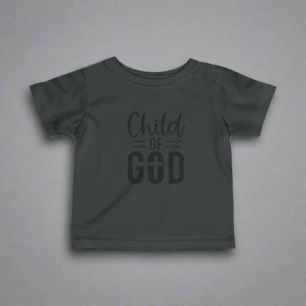 Child of God Infant Tee, Cute Christian Baby Shirt, Stylish Toddler Gift, Nursery Outfit, Baptism Celebration Wear