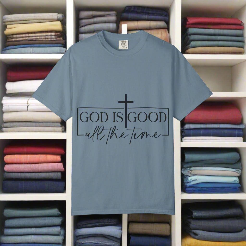 Inspirational Graphic Tee - 'God is Good' Unisex T-shirt for Faith, Casual Wear, Gifts, Church Events, Everyday Comfort
