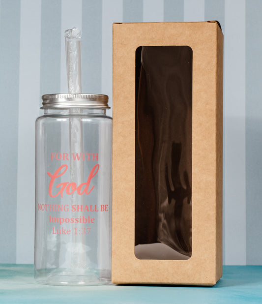 For With God Nothing Shall Be Impossible Luke 1:37