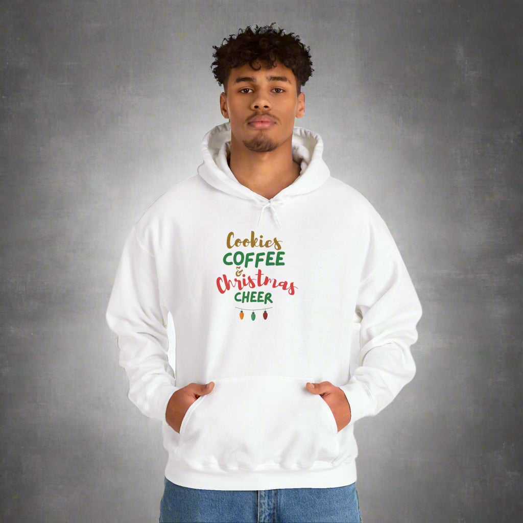 Cozy Christmas Sweatshirt, Unisex Hoodie for Holiday Cheer, Gift for Cookie Lovers, Perfect for Christmas Parties and Winter.