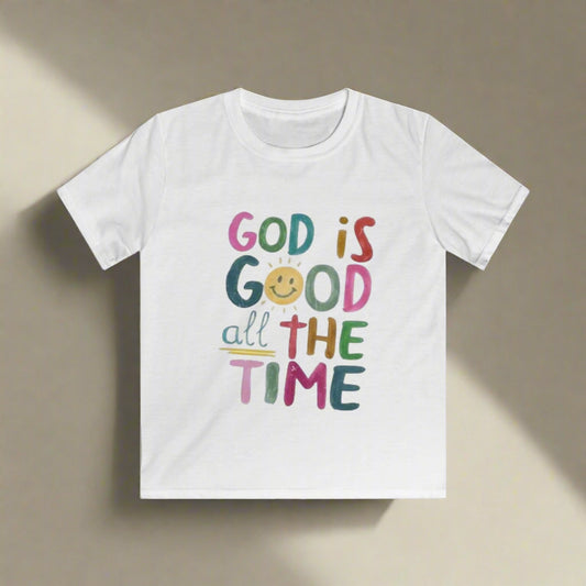 Kids Inspirational Tee, God is Good T-Shirt, Cute Faith Shirt, Colorful Kids Apparel, Gifts for Children, Faith-Based Tops, [...]