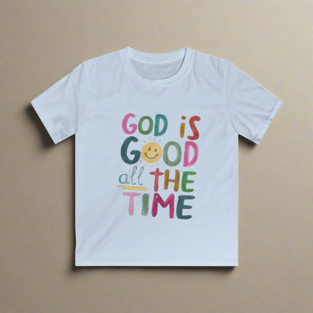 Kids Inspirational Tee, God is Good T-Shirt, Cute Faith Shirt, Colorful Kids Apparel, Gifts for Children, Faith-Based Tops, [...]