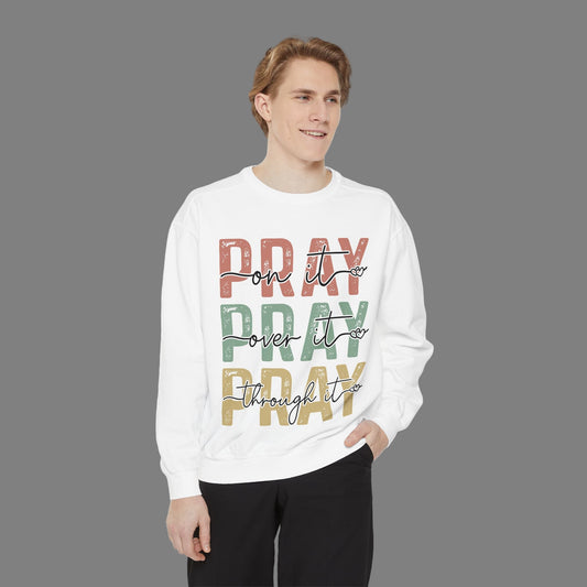 Spiritual Affirmation Sweatshirt, Cozy Pray Design, Unisex Sweatshirt for Comfort, Faith-Inspired Gift, Ideal for Everyday Wear, [...]