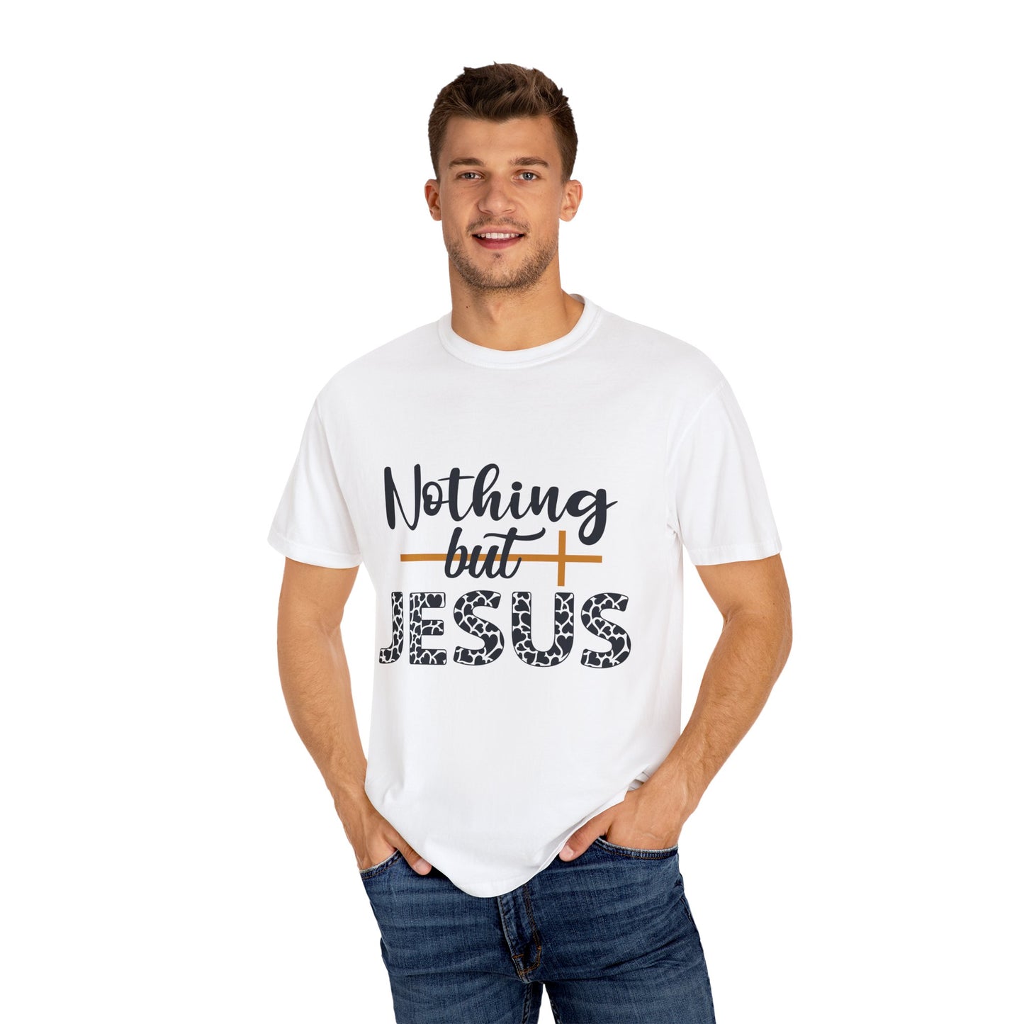Nothing But Jesus T-shirt | Faith-Based Unisex Tee | Spiritual Gift for Christians | Devotional Wear | Casual Church Shirt | [...]