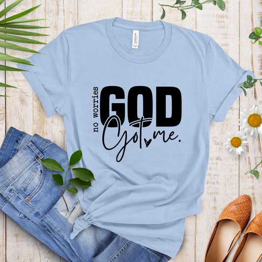 God Got Me Shirt, Christian Shirt, Faith Based Apparel, Unisex Jersey Tee, Religious Gift, Gift For Him, Gift For Her