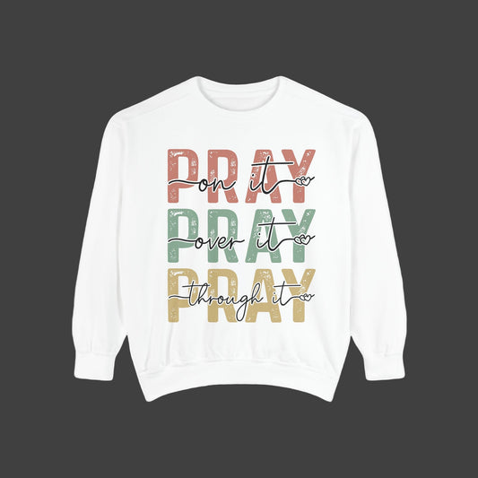 Spiritual Affirmation Sweatshirt, Cozy Pray Design, Unisex Sweatshirt for Comfort, Faith-Inspired Gift, Ideal for Everyday Wear, [...]