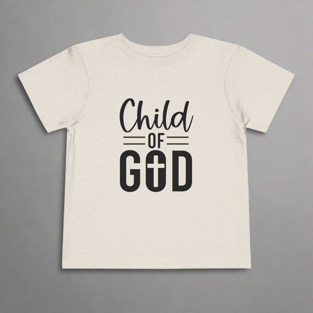 Toddler Short Sleeve Tee - Child of God T-Shirt, Faith-Based Apparel, Christening Gift, Kids' Spiritual Wear, Toddler Christian [...]