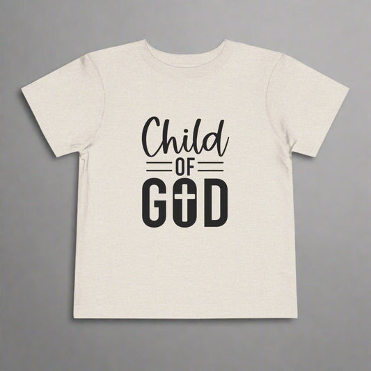 Toddler Short Sleeve Tee - Child of God T-Shirt, Faith-Based Apparel, Christening Gift, Kids' Spiritual Wear, Toddler Christian [...]