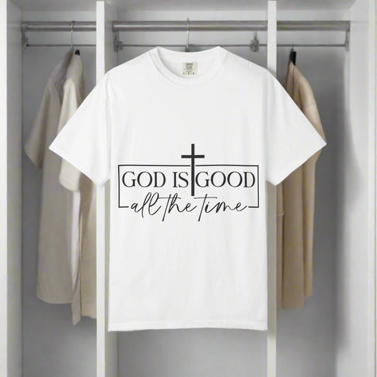 Inspirational Graphic Tee - 'God is Good' Unisex T-shirt for Faith, Casual Wear, Gifts, Church Events, Everyday Comfort