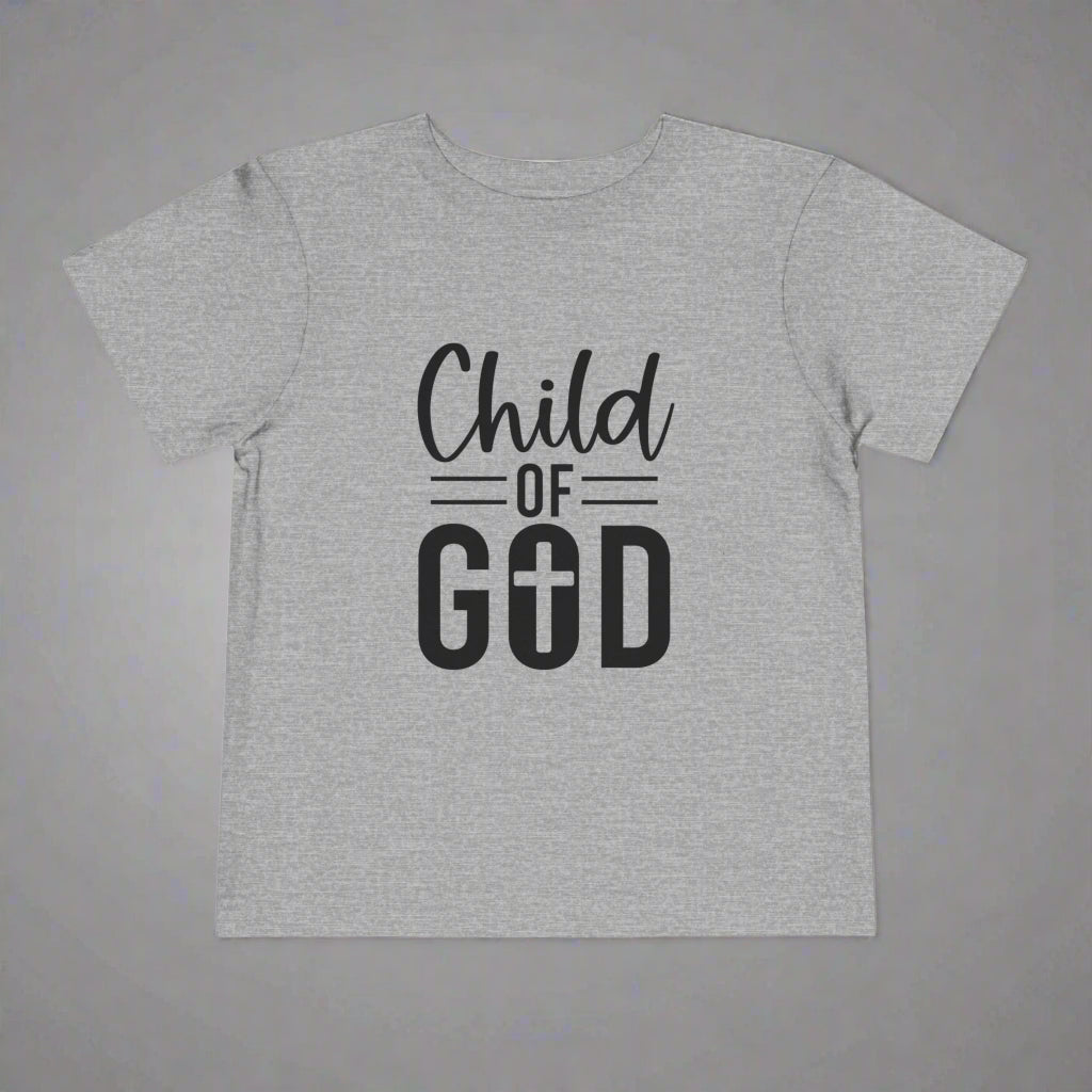 Toddler Short Sleeve Tee - Child of God T-Shirt, Faith-Based Apparel, Christening Gift, Kids' Spiritual Wear, Toddler Christian [...]