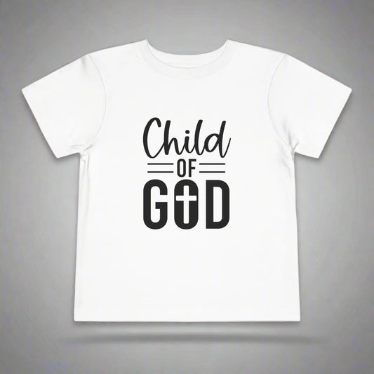 Toddler Short Sleeve Tee - Child of God T-Shirt, Faith-Based Apparel, Christening Gift, Kids' Spiritual Wear, Toddler Christian [...]