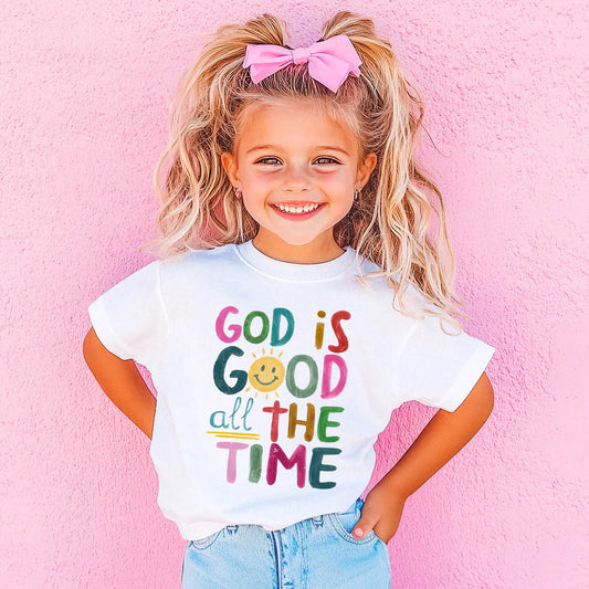 Kids Inspirational Tee, God is Good T-Shirt, Cute Faith Shirt, Colorful Kids Apparel, Gifts for Children, Faith-Based Tops, [...]